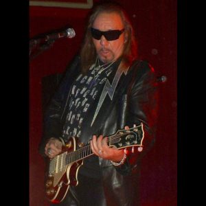 Ace Frehley performing live with his Les Paul