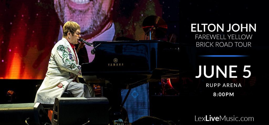 Elton John playing live - Elton John Farewell Yellow Brick Road Tour - June 5 - Rupp Arena - 8:00PM