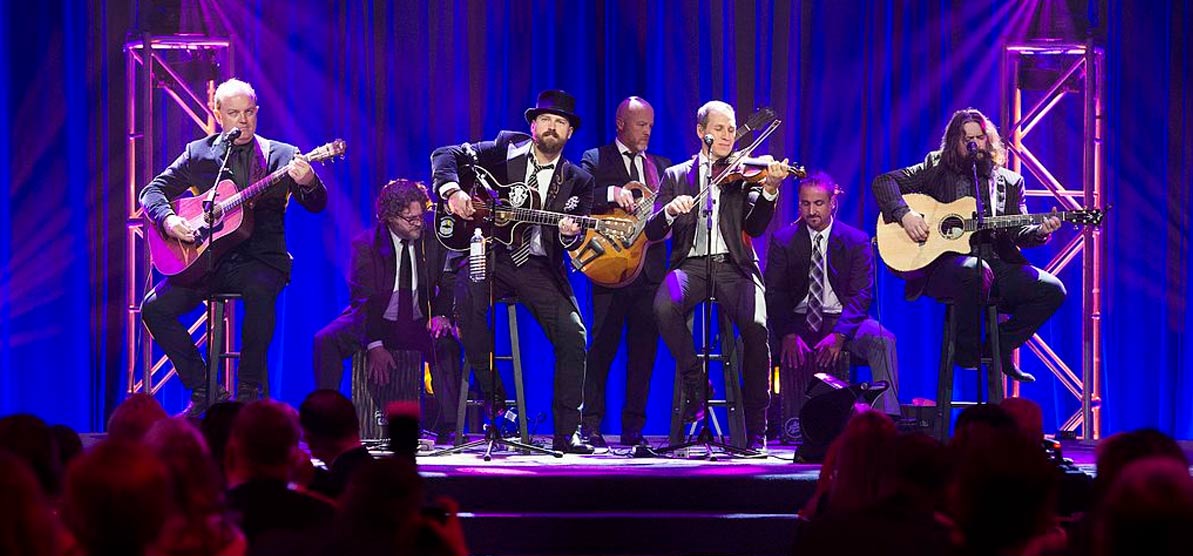 Zac Brown Band at the USO Annual Service Member of the Year Gala, Washington, D.C., October 20, 2016.