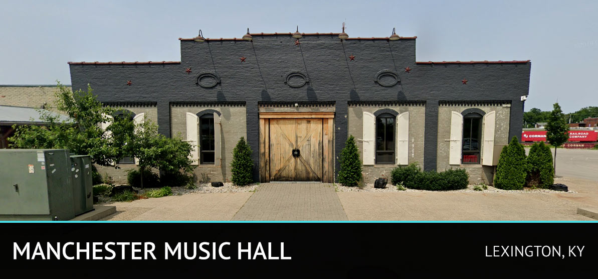 Front facing shot showing Manchester Music Hall in Lexington, Ky