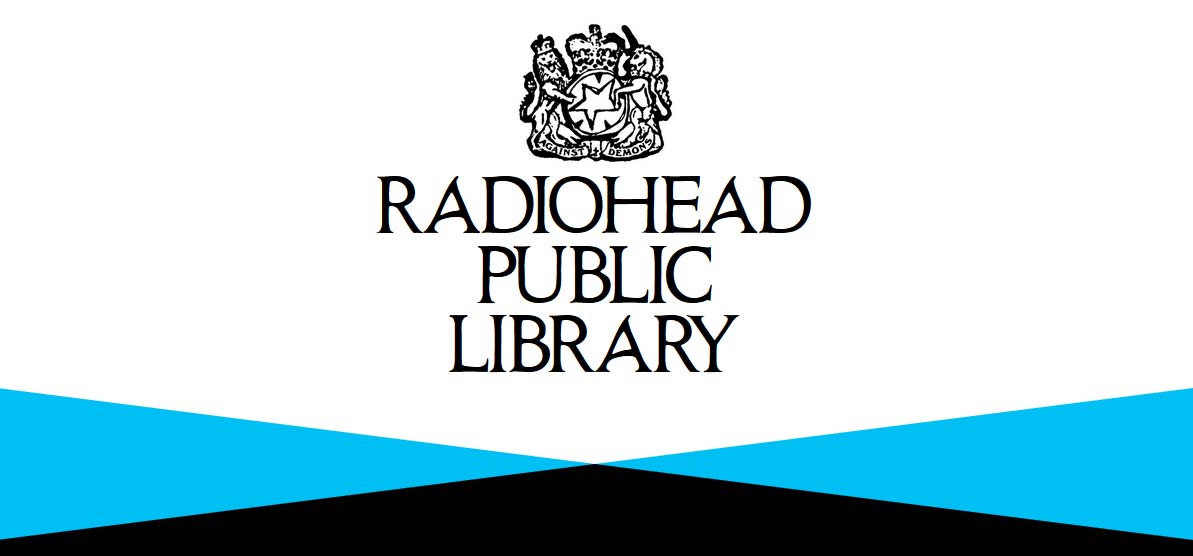 Radiohead Public Library - A Screenshot from the splash page for Radiohead Public Library