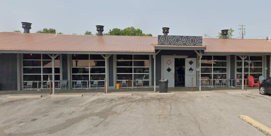 An exterior shot of The Burl Arcade in the daytime.